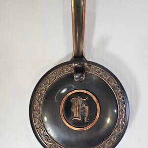 Vintage LE Mason Company Silent Butler Monogrammed Old English "H" Crumb Catcher